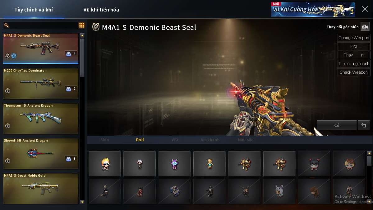 shop acc cf uy tin gia re